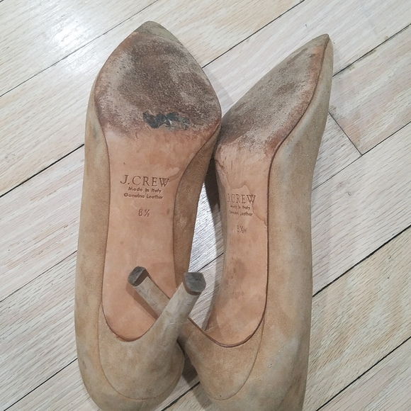 J Crew made in Italy suede heels - Picture 3 of 7